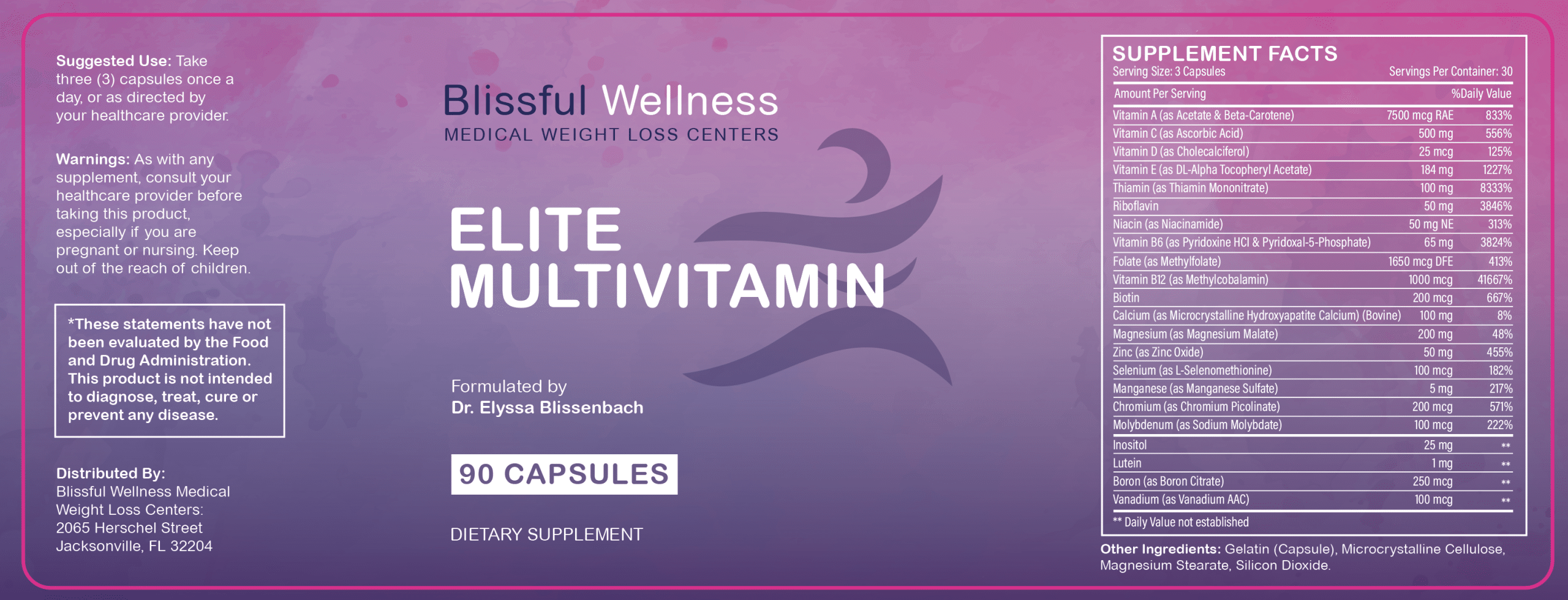 Blissful Wellness Elite Multi Vitamin - Image 2
