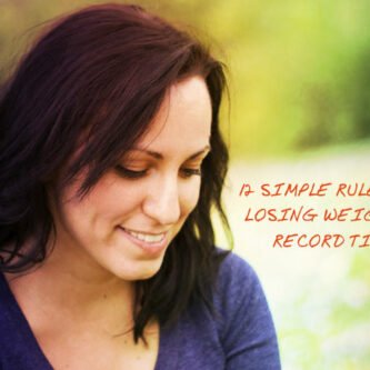 weight loss rules to live by