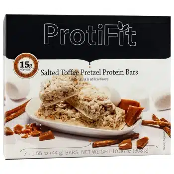 Proti Salted Toffee Pretzel Bar