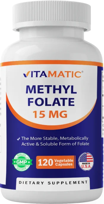 Methyl Folate 15mg 120 Capsules