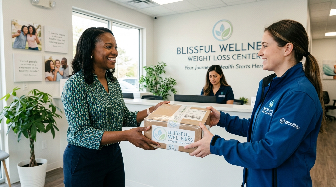 Blissful Wellness program shipment handoff